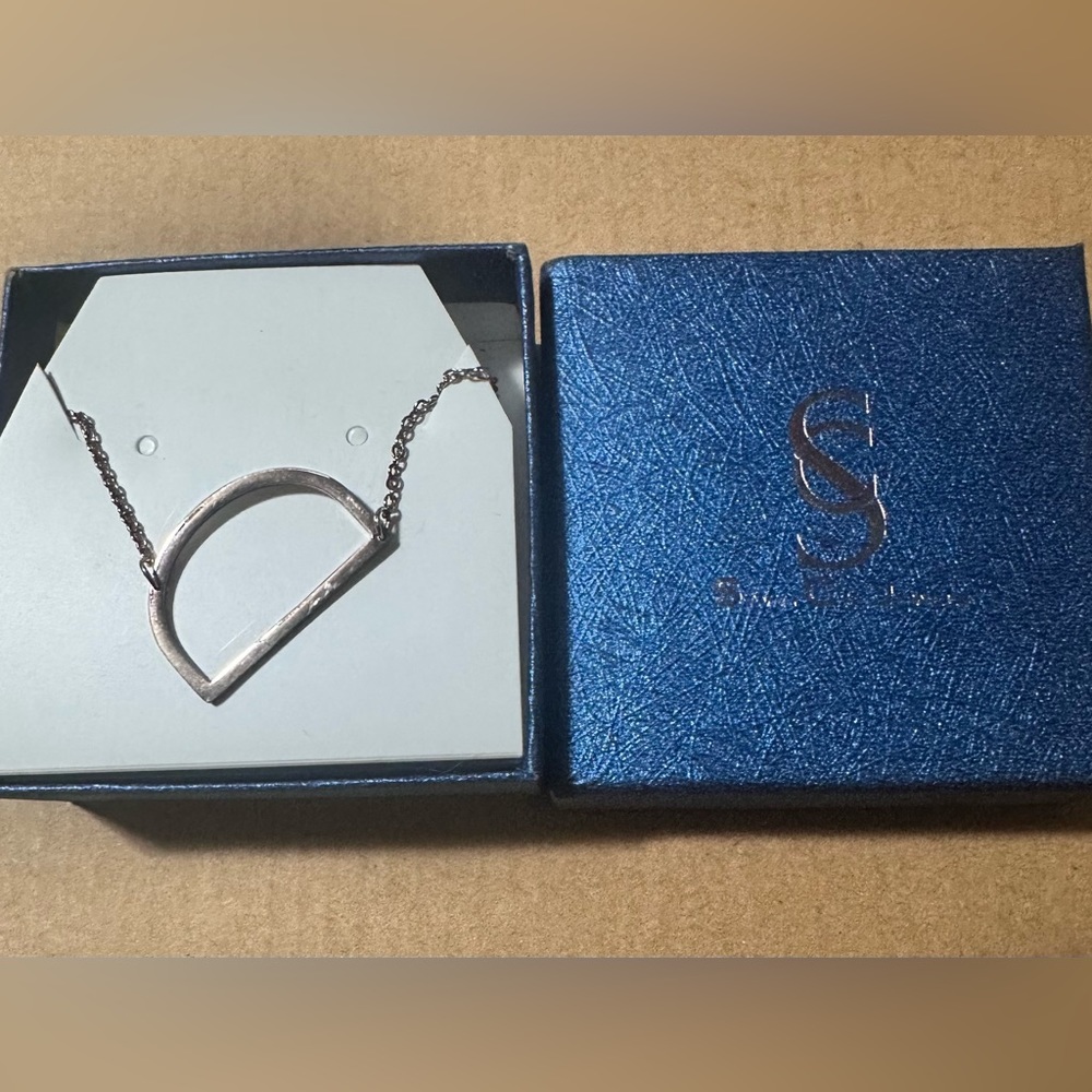 Savvy Cie Jewels Statement Initial Necklace